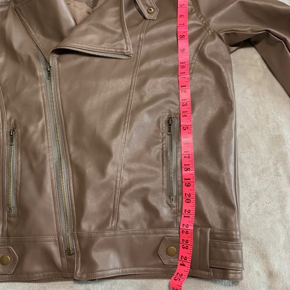 Vegan Leather Moto Jacket - Picture 6 of 6